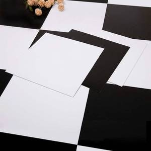 lot 2371 image: Alow Peel and Stick Floor Tile, 20pcs Black and White Self -Adhsive Peel and Stick Flooring Waterproof, Vinyl Flooring Easy to stall for KitchenToilet RV(1212in)