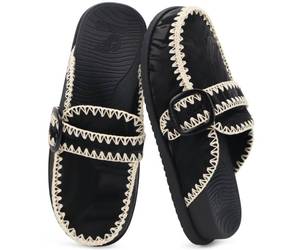 lot 3304 image: COFACE Closed Toe Sandals Backless Slides Mules Clogs For Womens 2026 Spring Summer Slip On Dressy Cute Orthotic Orthopedic Ladies Shoes Arch Support Cloud Comfortable Cushioned Black size 9