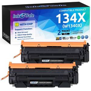 lot 3337 image: INK E-SALE 134X 134A Toner Cartridge Replacement for HP LaserJet 134A 134X Black Toner Cartridge W1340A W1340X for HP LaserJet m209dw m209d MFP m234sdw m234dw Toner, 2-Pack