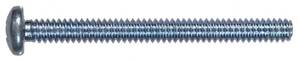 lot 4249 image: The Hillman Group 92274 14-20-Inch x 2-Inch Pan Head Phillips Machine Screw, 100-Pack, zinc