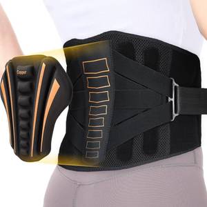 lot 11323 image: Enthra Copper Back Brace - Relief from Lower Back Pain, Unique SVA System for Proper Posture, Enhanced Ergonomic Pad with 10X Compression Support, Breathable and Comfortable Fit for Men and Women