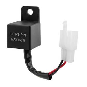 lot 12435 image: XJVSS Motorcycle LED Flasher Relay for Turn Signal, 12V 2 Pin LF1-S-PIN LED Blinkers Relays with Wires, Plug and Play Electronic Flasher Relay for Bikes Motorcycles Scooters