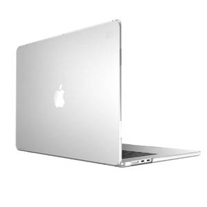 lot 12448 image: Speck Smartshell Case for MacBook Air 15 Inch (2023) - Scratch Protection, Slim MacBook Case, Slide Prevention - ClearSweater Grey