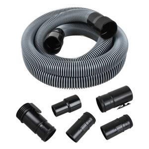 lot 13584 image: 1-78-inch Shop Vacuum Hose for Ridgid Wetdry Vac Replaceable Parts #WS17823A,10 Feet Long (Black)