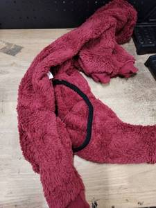 lot 14463 image: Burgundy Dog Sweater Medium