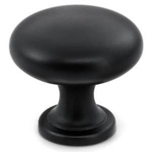 lot 17523 image: HESTIA HARDWARE 25 Pack  1.15 Inch Black Zinc Cabinet Knob, Drawer and Dresser Knobs  Kitchen Cabinet Knobs and Bathroom Drawer Knobs  Round Matte Black Knob (Z5.25.D)