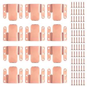lot 18429 image: Premium Aesthetic Universal Sectional Sofa Couch Interlocking Connector Brackets - Hardware Included All Rose Gold Color (12)