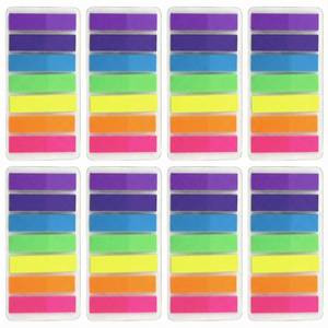 lot 18447 image: Sticky Notes Index Tabs 1120PCS Small Transparent Fluorescent, Strong Stickiness No Paper Damage PET Writable Self-Adhesive Note Tabs for File Organization, Reading and Text Highlighting
