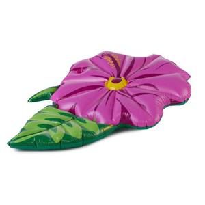 lot 19946 image: SWIMLINE Inflatable Swimming Pool Float Lounger Raft Mattress, Fun Mat, Hibiscus Flower, Purple