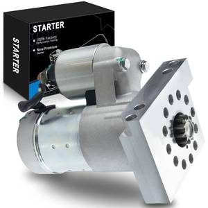 lot 19947 image: SZKAIDAG Upgraded Starter Motor for-Chevy BBC SBC 350 262 305 307 327 454 with 153 or 168 Tooth Ring Gear, 12V 1.4KW 10 Teeth Clockwise Replacement OE# S114-823S, 19695N, 2-2982-HI