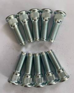 lot 20037 image: 10pcs 12-20 Front Wheel Studs 610-569 0.627 in. Knurl 1.9 in. Length