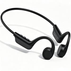 lot 20059 image: Vulxovt Bone Conduction Sports Headphones � 27g Ultra-Light Frame for All-Day Comfort, Bluetooth 6.0, Immersive Sound, Crisp Calls and Video, Trendy Black-Gray, Perfect for Cycling, Gym, Outdoor Sports