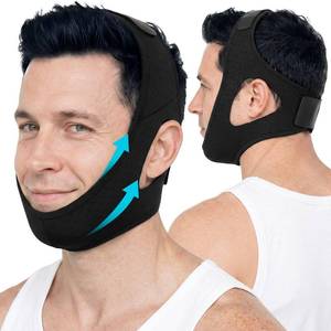 lot 20078 image: Chin Strap for Sleeping, M Size � Anti Snoring Chin Strap for Sleepers, Adjustable Jaw Support Strap, Secure Mouth Closure, Breathable and Comfortable for Night Sleep
