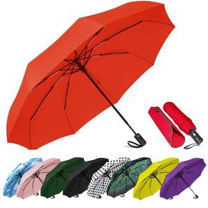 lot 20091 image: SIEPASA Windproof Travel Compact Umbrella-Automatic Umbrellas for Rain-Compact Folding Umbrella, Travel Umbrella Compact, Small Portable Windproof Umbrellas for Men Women Teenage.(Big Red)