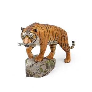 lot 20497 image: Metal Earth Bengal Tiger 3D Metal Model Kit Fascinations