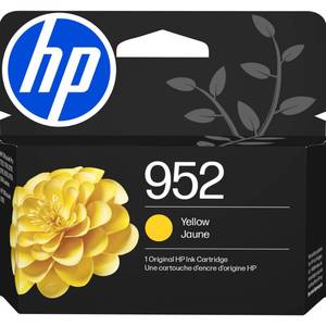 lot 20499 image: HP 952 Yellow Ink Cartridge  Works OfficeJet 8702, OfficeJet Pro 7720, 7740, 8210, 8710, 8720, 8730, 8740 Series  Eligible for Instant Ink  L0S55AN