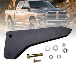 lot 1744 image: Front Track Bar Drop Bracket for Dodge Ram 2500 4WD 2014 2015 2016 2017 2018 2019 2020 2021 2022 for 2-5in Lift Kit Heavy-Duty Front Track Bar Relocation Bracket