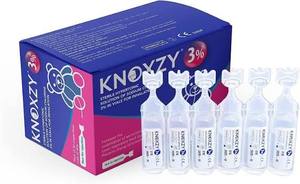lot 12001 image: KNOXZY 3percent Sodium Chloride Inhalation Solution Pack of 30 Single-Dose Vials 4mL