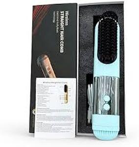 lot 12007 image: Wireless Straight Hair Comb Cold Wind Fluffy Black Technology (Used)