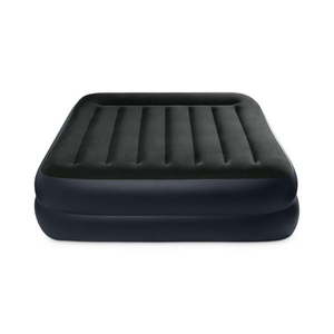 lot 1794 image: Intex 64123ED Dura Beam Plus Pillow Raised Air Mattress w Built in Pump  Queen