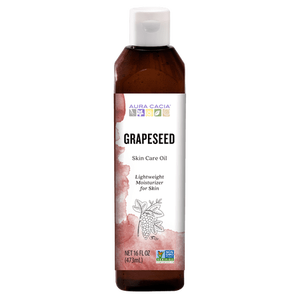 lot 2026 image: Aura Cacia Grapeseed Skin Care Oil 16 fl oz