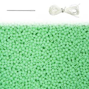 lot 2037 image: A 70Pcs Rose Red Acrylic Round Beads, Smooth Plastic Spacer Beads Set with Beading Needle and 13Ft Elastic String Cord for Jewelry Making Bracelets Necklace Earring DIY Crafting Supplies - 16mm