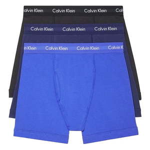 lot 2046 image: Calvin Klein Men s Boxers 3 Pack Cotton Tagless Stretch Boxer Brief NB2616  Blue Black  L
