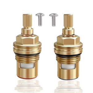 lot 12072 image: For Grohe 45882000 45883000 Ceramic Faucet Cartridge replacement, 12in Hot and Cold Brass Replacement Core, Compatible with Grohe Kitchen and Bathroom and Shower Faucets, High Temp and Pressure Resistant