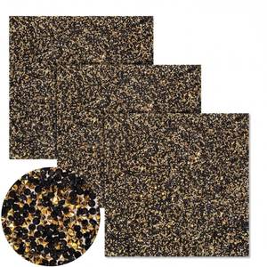 lot 17536 image: Gersoniel Graduation Cap Decorations 3 Sheets Bling Rhinestone Stickers 10 x 10 Inch Self-Adhesive for Grad Hat Topper Craft DIY(Gold,Black)