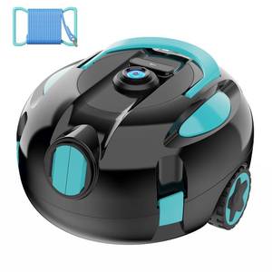 lot 19012 image: KKI Robotic Pool Cleaner, Cordless Pool Robot Vacuum, 130 Mins Runtime,Self-Parking, Lightweight for Inground and Above Ground Pools,Self-Parking,Up to 65ft1100 Sq.Ft