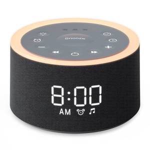 lot 19041 image: Dreamegg D1 Sound Machine and Alarm Clock - Sound Machine for Sleep, White Noise Machine with 29 Soothing Sounds, Night Light, 0-100percent Dimmable, White Noise Alarm Clock for Bedrooms Adults Baby, Black