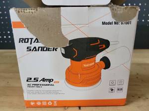 lot 19050 image: Yunirvana Rotary Sander 2.5 Amp Model 67001 (Used)