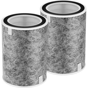 lot 19083 image: HP201 HP302 Replacement Filter Compatible with Shark HP201 HP302 HP301 HP202 HP232 HC502 AP1000 Air Purifier MAX, H13 True HEPA for 99.97percent particles and Dust, Compare Part # HE2FKBAS, HE2FKBASMB, 2 Pack