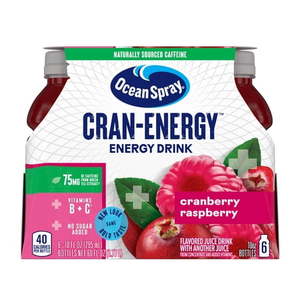 lot 19979 image: CRANBERRY ENERGY JUICE DRINK, RASPBERRY