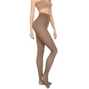 lot 20314 image: Pocleanyo Fleece Lined Tights Women, Coffee Fake Translucent Pantyhose Sheer Warm Leggings, Winter Thermal Thick Tights for Women Under Dress XLarge