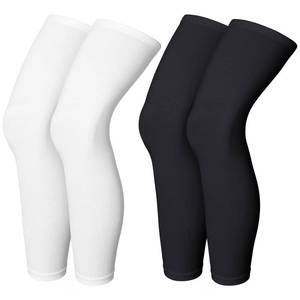 lot 20375 image: Skylety Compression Leg Sleeve Full Length Leg Sleeves Sports Cycling for Men Women, Running, Basketball(M,Black and White)