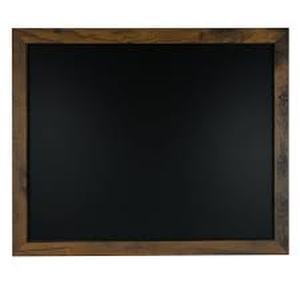 lot 5324 image: Boddie Rustic Framed Chalk Board Premium Surface 18in x 22in