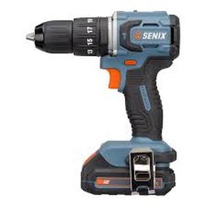 lot 11353 image: Senix X2 20V Brushless Cordless 12in Subcompact DrillDriver 530 In-Lbs PDDX2-M4 5 Year Warranty