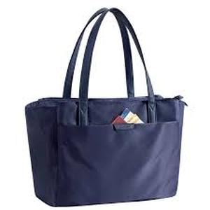 lot 20121 image: Bagsmart Travel Tote Bag Navy Blue