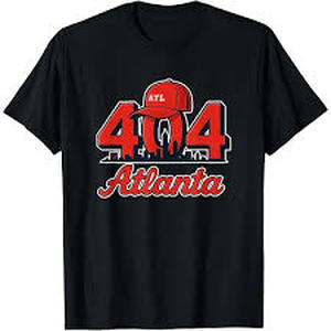lot 20353 image: Atlanta 404 Graphic T-Shirt Black Size M