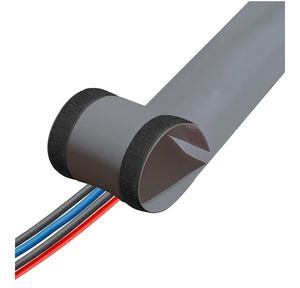 lot 2110 image: Rubber Bond Carpet Cord Cover Strips - Carpet Cord Hider for Easy Cable Management - 6x48 Cord Covers for Wires on Floor - Floor Wire Cover for Carpet - Grey - Retail $24