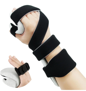 lot 2137 image: OSK Soft Functional Resting Hand Splint with Finger Separator,Stroke Hand Brace By Restorative Medical,Wrist Brace For Carpal Tunnel,(Right,Small)  - Retail $18