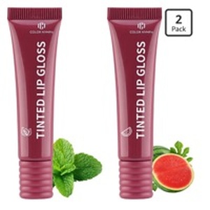 lot 2182 image: Color Nymph Tinted Lip Gloss 2-Pack - Retail $8