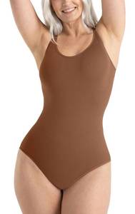 lot 2189 image: SHAPERMINT Brief & Thong Bodysuit - Tummy Control Seamless Body Shaper, Shapewear for Women XL - Retail $31