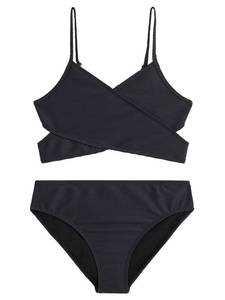 lot 2195 image: Kanu Rib Solid Wraparound Bikini Size 14  - Retail $19