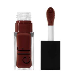 lot 2224 image: e.l.f. Glow Reviver Lip Oil, Nourishing Tinted Lip Oil For A High-shine Finish, Infused With Jojoba Oil, Vegan & Cruelty-free, Hot As Fudge - Retail $8