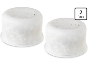lot 2277 image: Shower Head Filter Replacement Cartridge Compatible with All Canopy Handheld &amp Fixed Filtered Shower Head, Shower Filter For Hard Water, 2Pack (Canopy 2-pcs)&nbsp