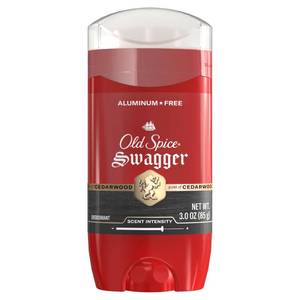 lot 2279 image: Old Spice Aluminum Free Deodorant for Men, 247 Odor Protection, 247 Freshness & Lasting Scent, Swagger with Cedarwood Scent, 3.0 oz - Retail $8