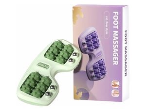 lot 2285 image: Foot Roller Massage for Plantar Fasciitis, Portable Feet Roller Therapy for Circulation and Pain Relief, Reflexology and Deep Tissue Muscle Tool - Retail $13