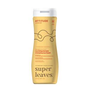 lot 2291 image: ATTITUDE Nourishing Shampoo for Curly Hair with Moringa Oil, EWG Verified, Vegan and Naturally Derived, 3a, 3b, 3c Curl Type, Provides Lightweight Moisture to Curls, 16 Fl Oz - Retail $15